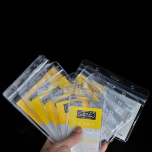 Waterproof badge, travel card and cardholder case, card holder PVC